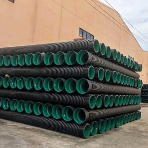 4" Green 250 Micron Filtered Drainage Pipe
