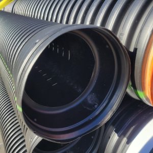 4-in x 100-ft Corrugated Perforated Pipe