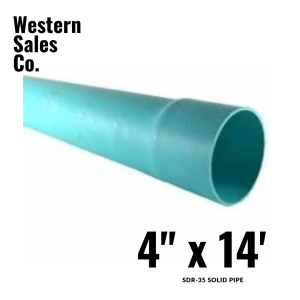 PVC Pipe 4x14 SDR 35 Solid | Order Now