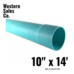 PVC Pipe 10x14 SDR 35 Solid | Order Now