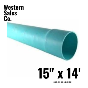 PVC Pipe 15x14 SDR 35 Solid | Order Now