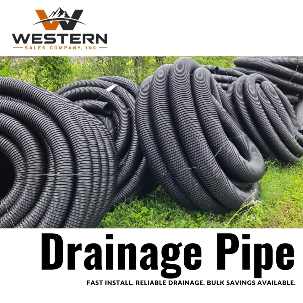 Drainage Pipe for Sale – Single Wall & Perforated Pipe Rolls