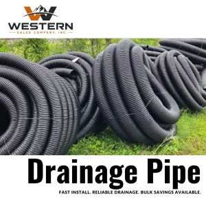 Drainage Pipe for Sale – Single Wall & Perforated Pipe Rolls