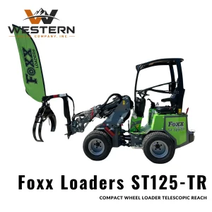 Foxx Loaders ST125-TR Compact Wheel Loader telescopic reach articulated wheel loader for sale