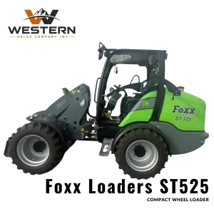 Foxx ST525 Compact Wheel Loader isolated product image for sale